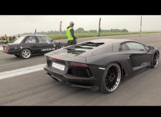 725HP BMW 325i E30 Turbo vs Lamborghini Aventador LP700-4