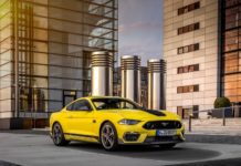 Erstmals auf dem Sprung nach Europa: Ford präsentiert in Goodwood den neuen Mustang Mach 1